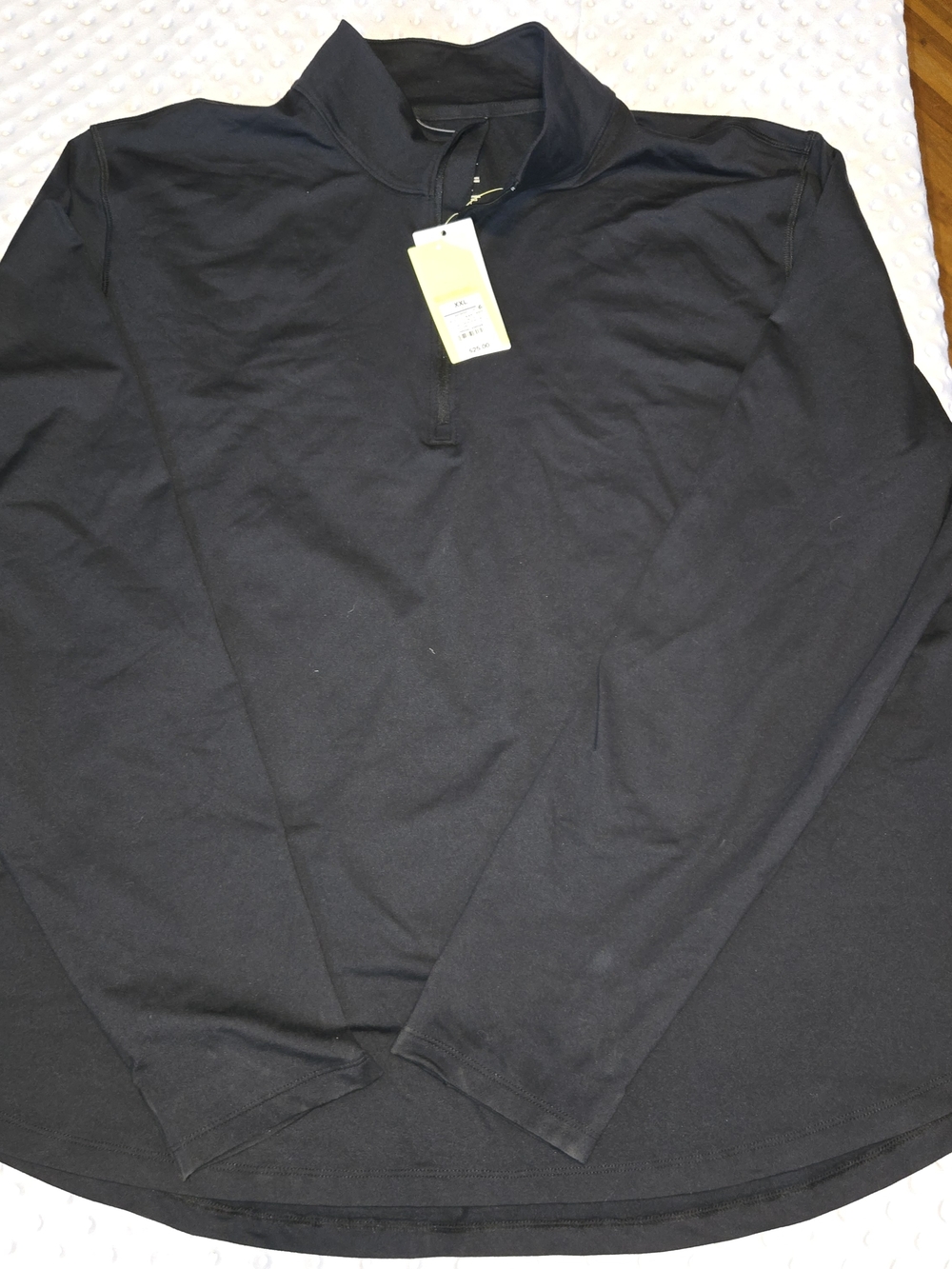 all in motion Black Quarter-Zip Lightweight Shirt Jacket